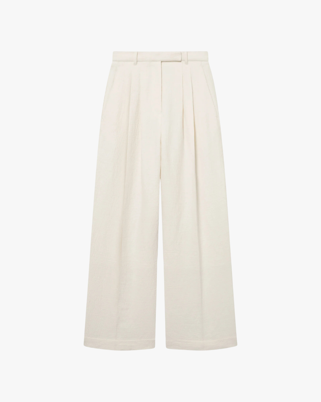 Pleated High-Rise Trousers Pemma Ivory