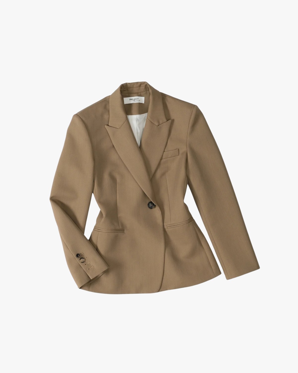 Single-Button Blazer Eje Brown