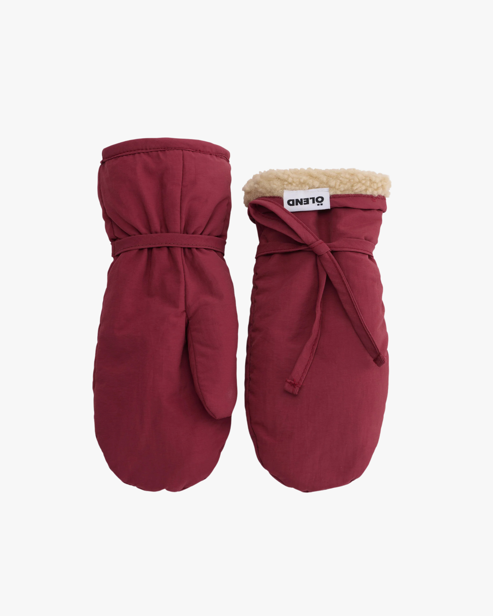 Padded Gloves Cherry Red