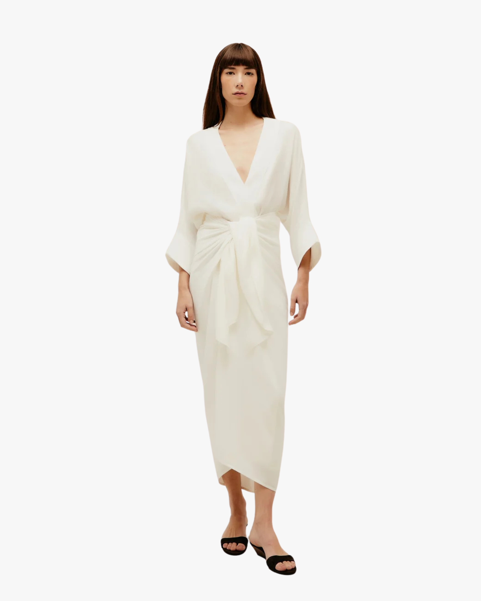 Knot Dress Off White