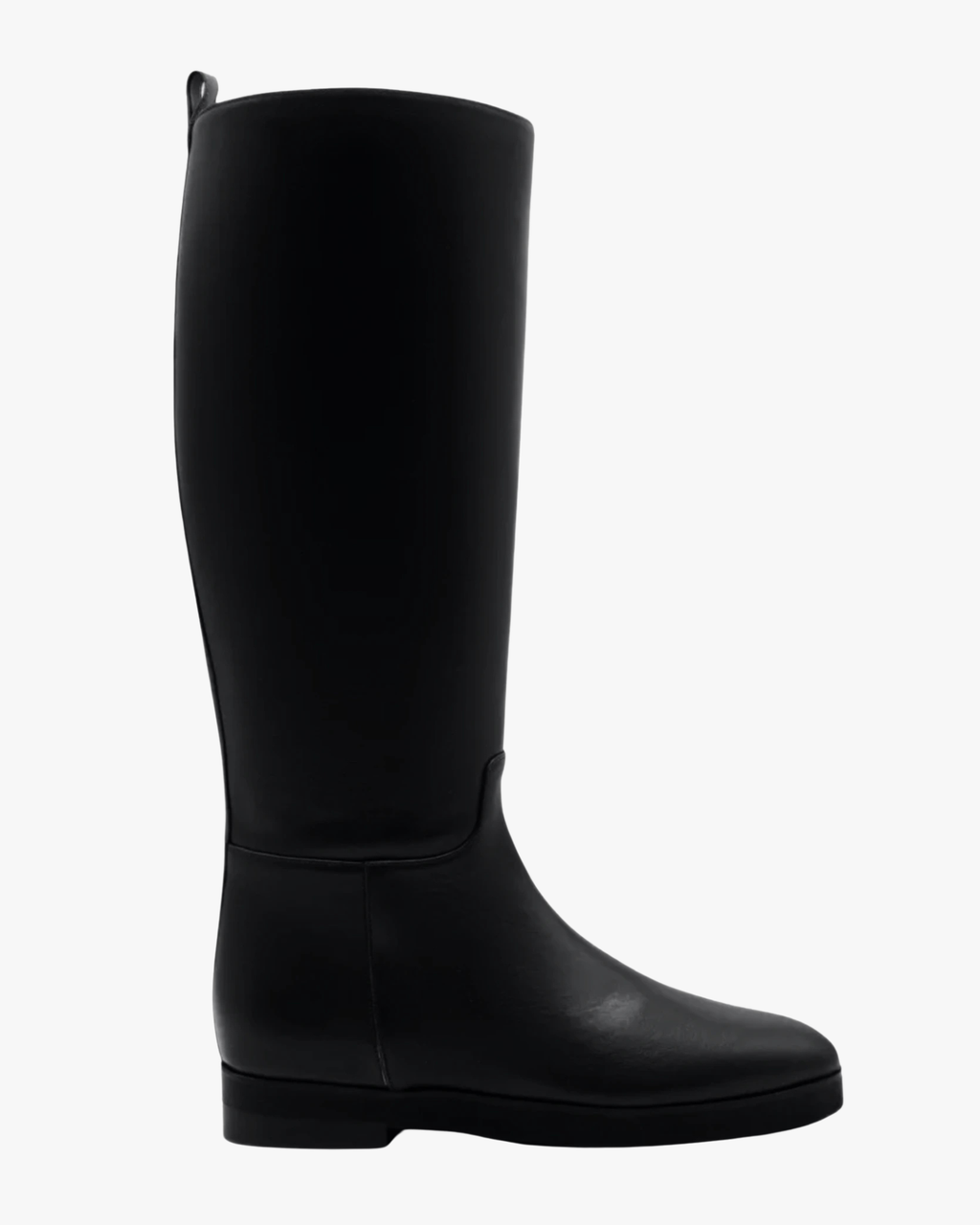 Calf Leather Heeled Boot Bertha Black