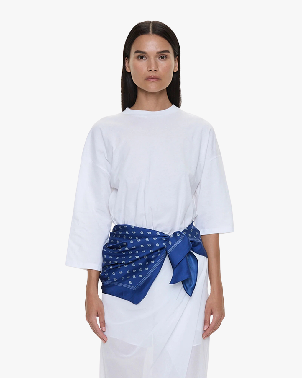 Tee Pareo Bandana Scarf Indigo