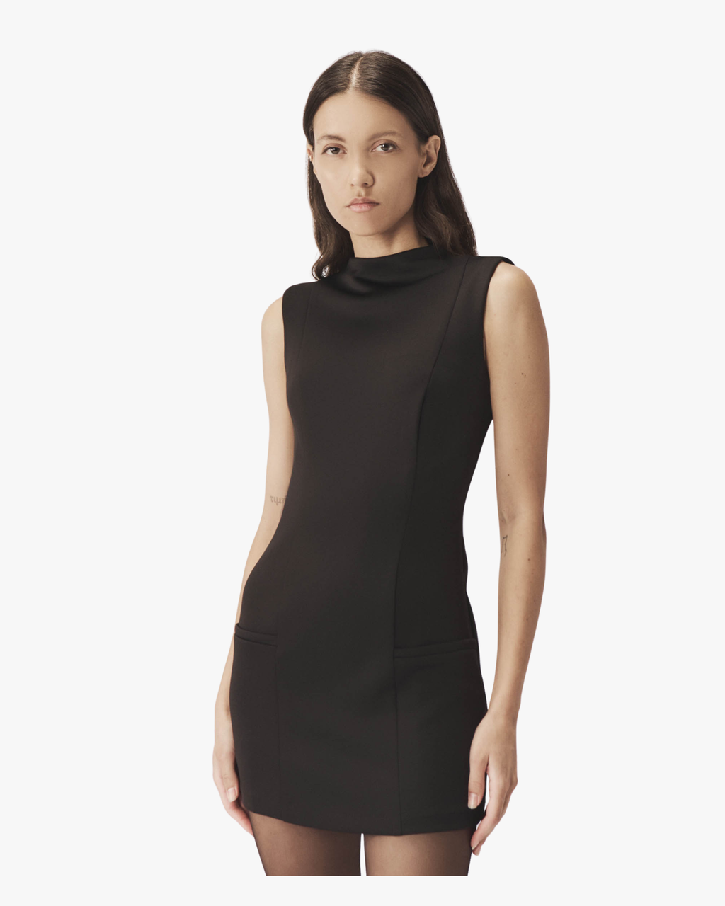 Mini Dress Sophia Scuba Black