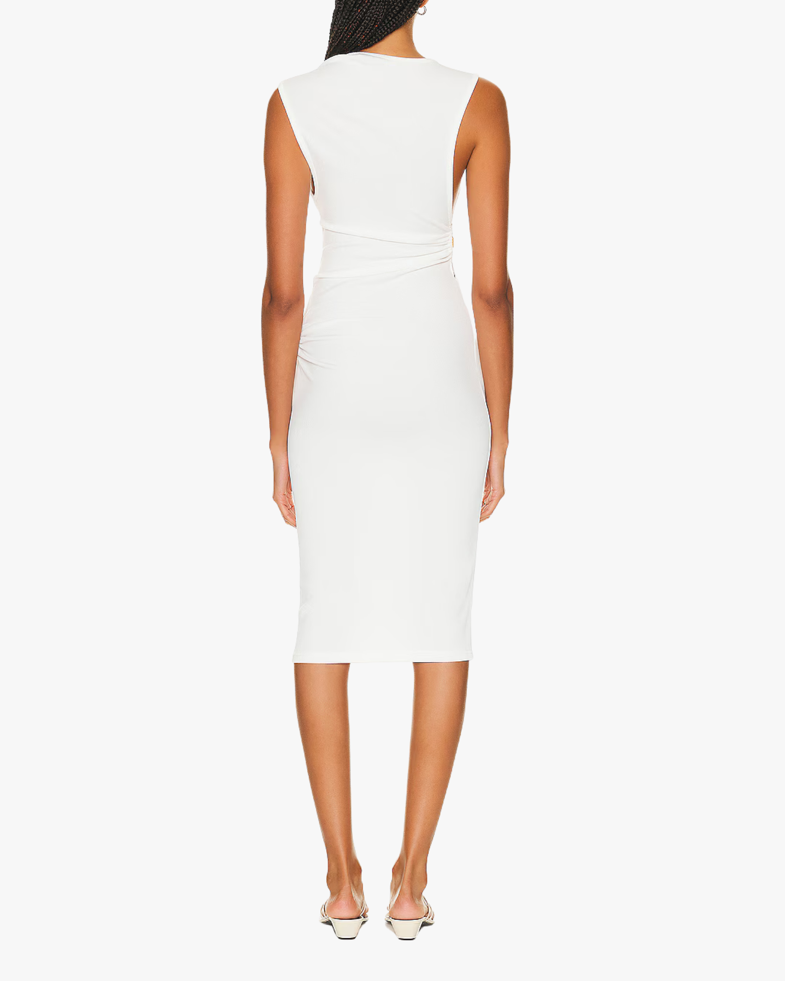 Callisto Trinity Tank Dress White