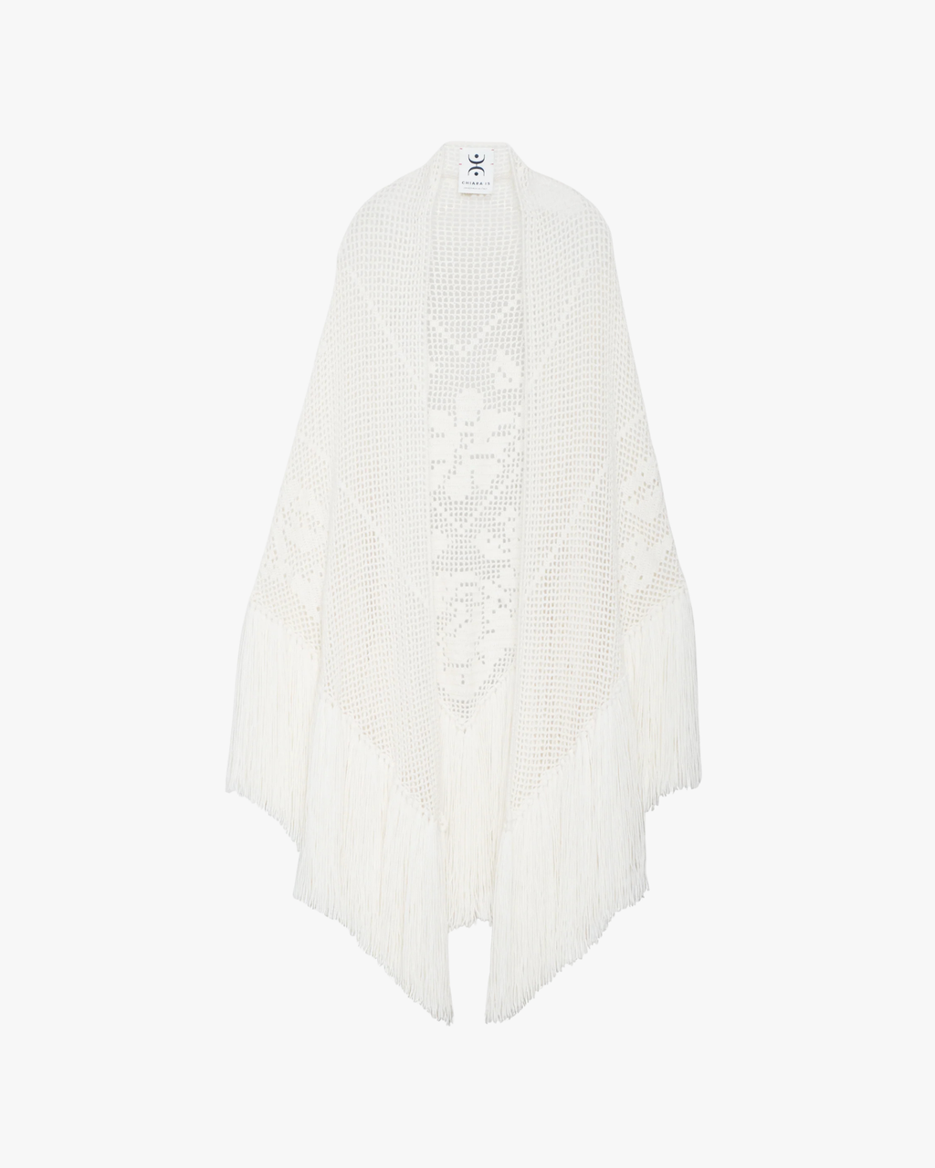 Shawl Peonia Marna White