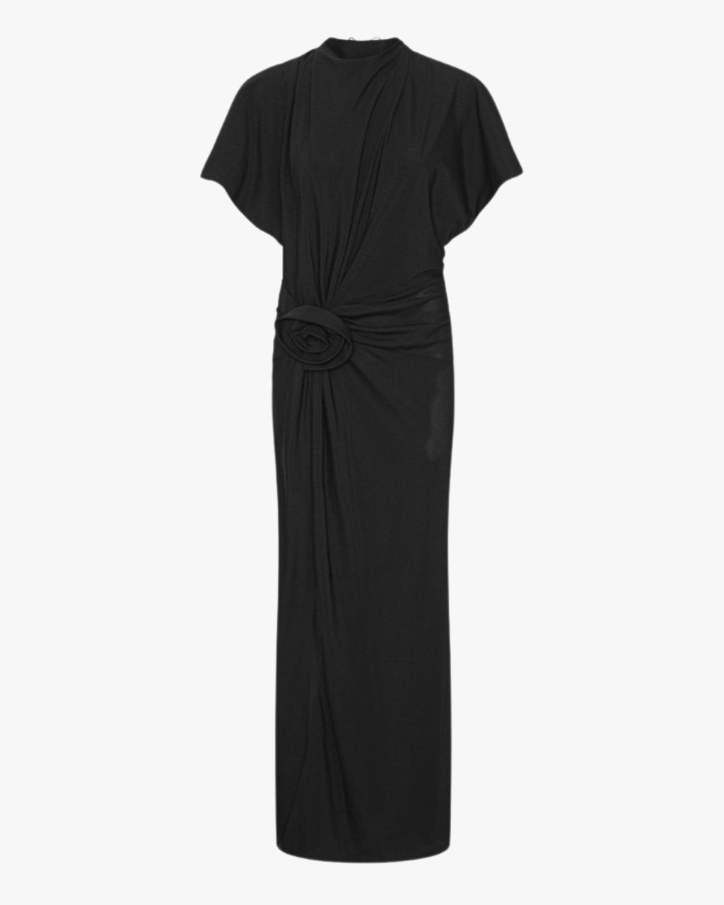Slit Maxi Dress Black