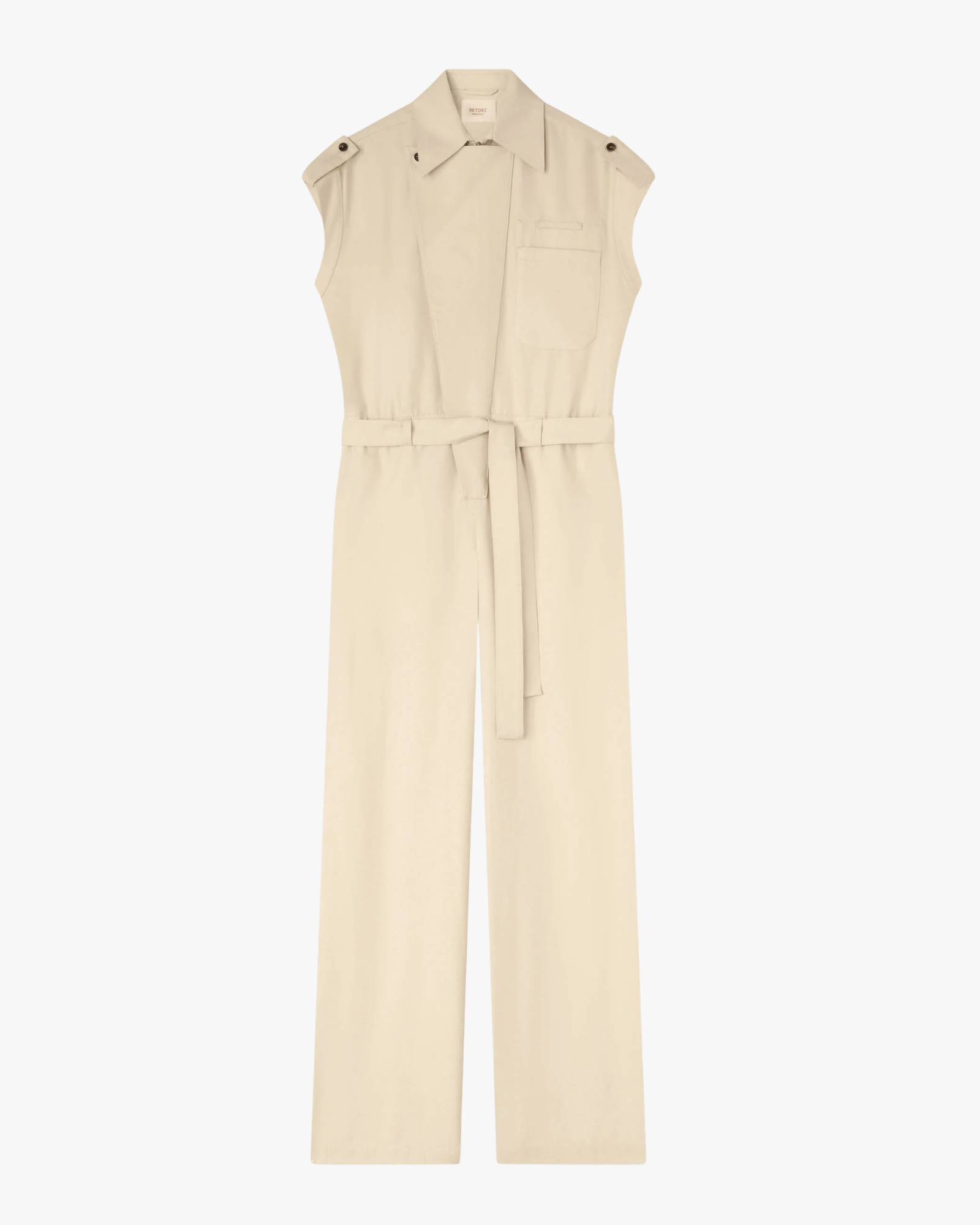 Silk Jumpsuit Butter