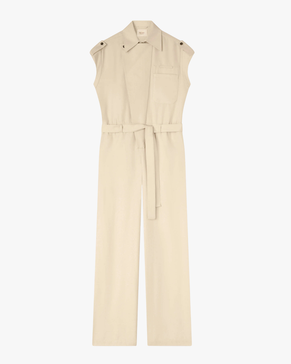Silk Jumpsuit Butter