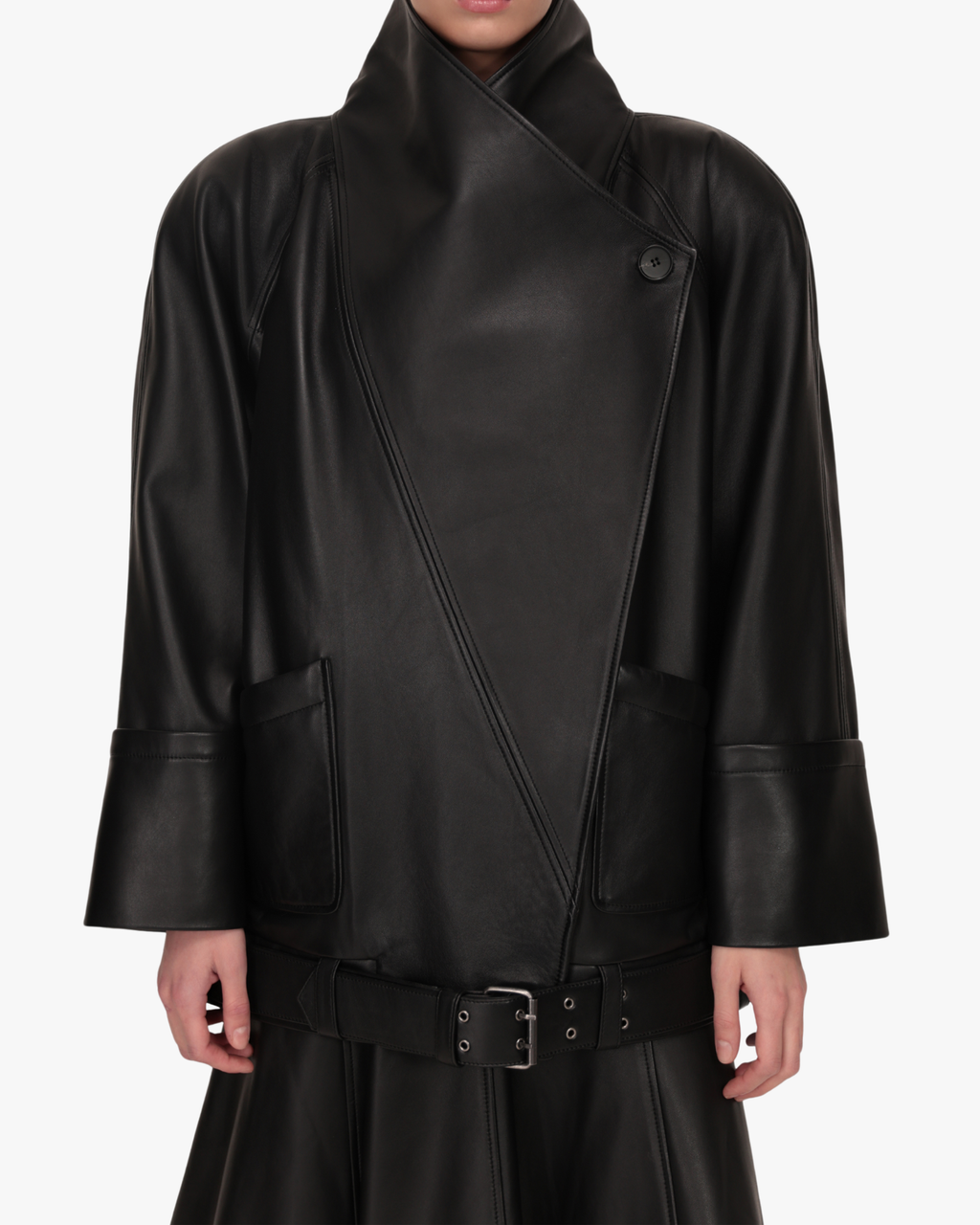 Asymmetric Jacket Black