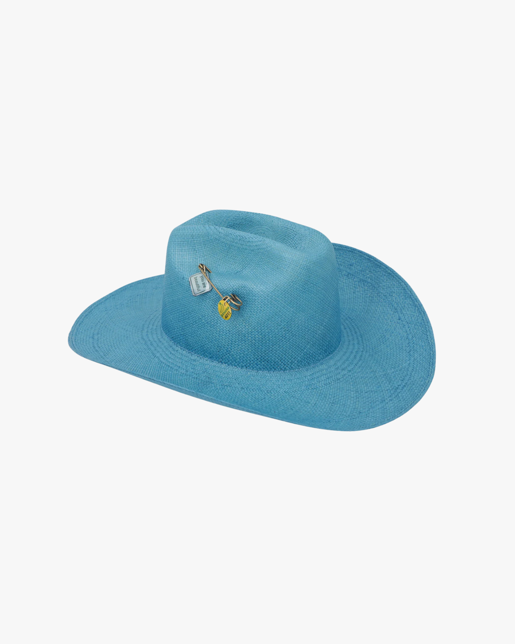 Straw Hat Unhidden Blue