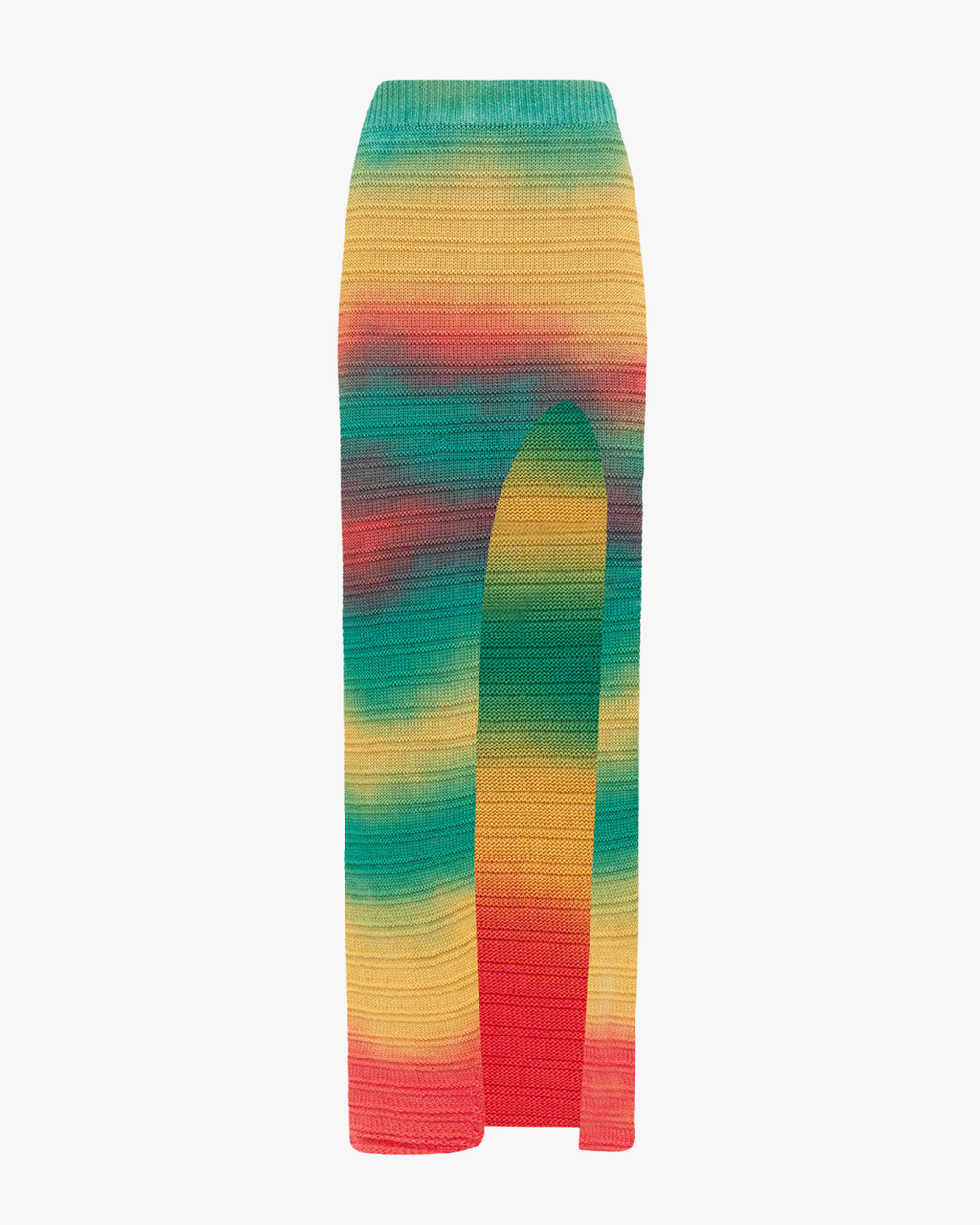 Knit Skirt Woman Rainbow