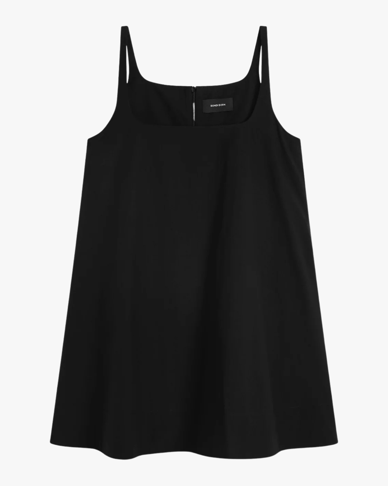 Kyoto Japanese Dry Cotton Mini Dress Black