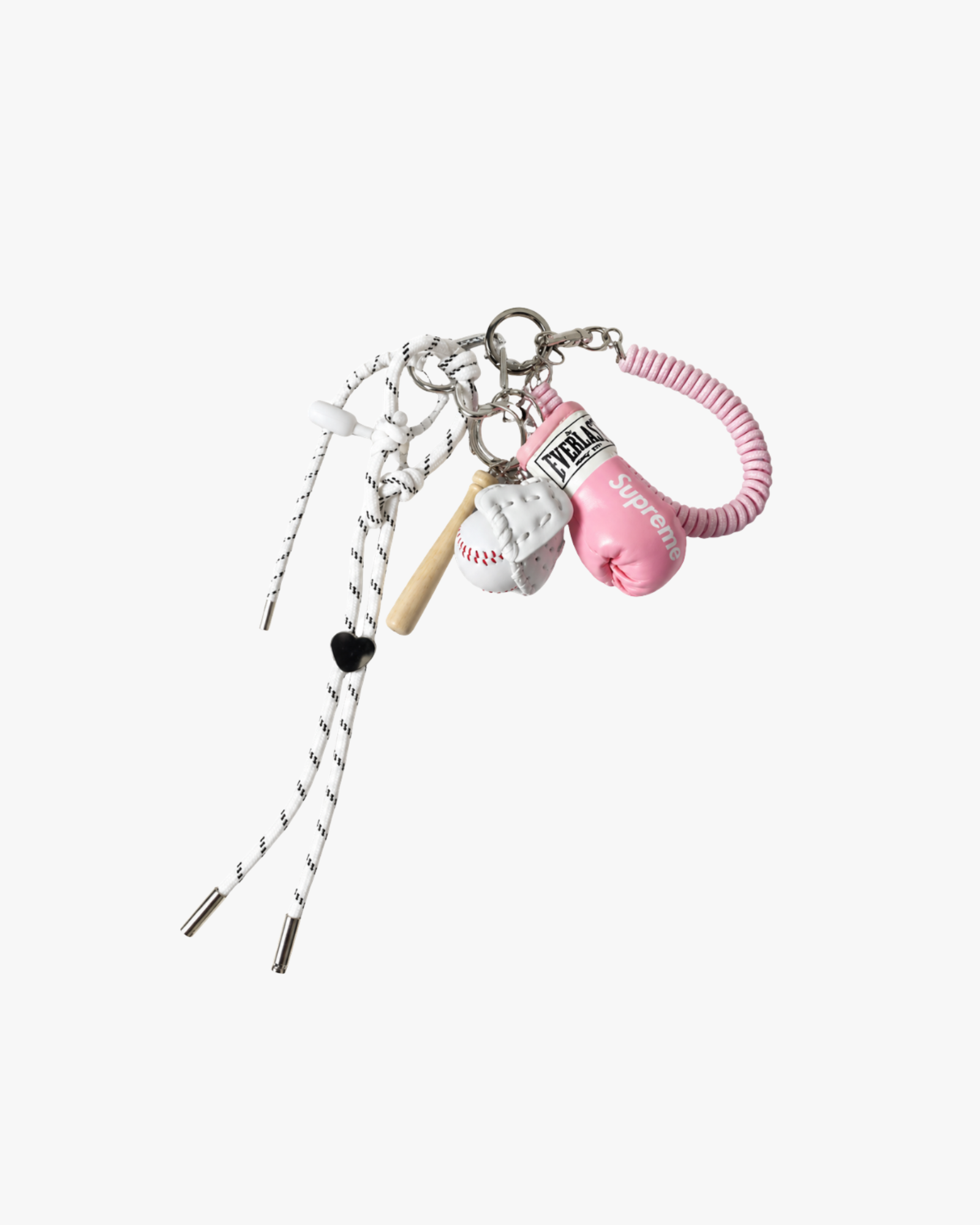 Keycharms Boxe Pink White