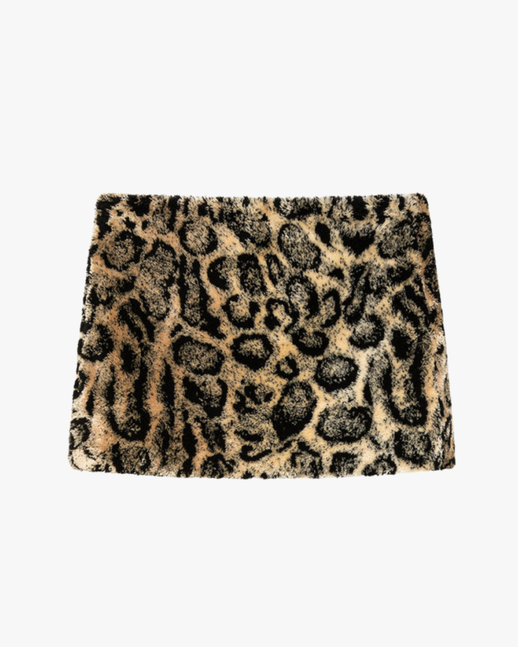 Mini Skirt Leopard Jacquard