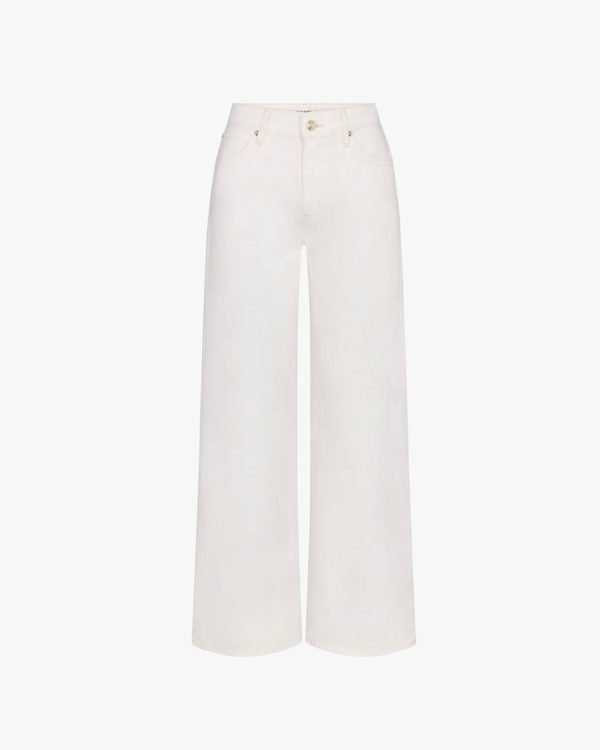 Mid Rise Jean The Stroll White
