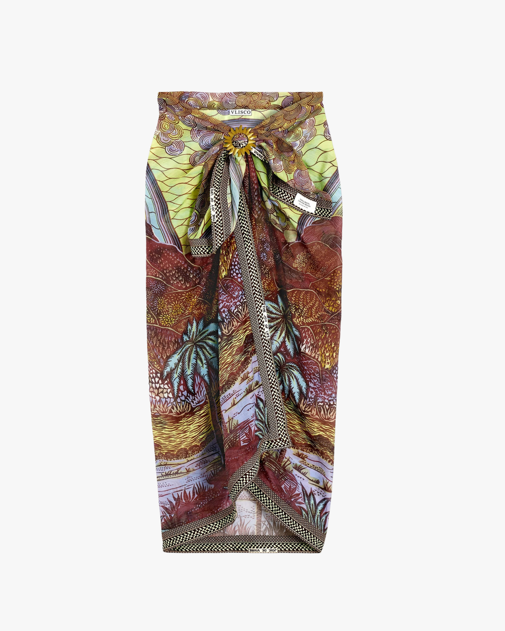 Skirt Rainbow Print Pareo