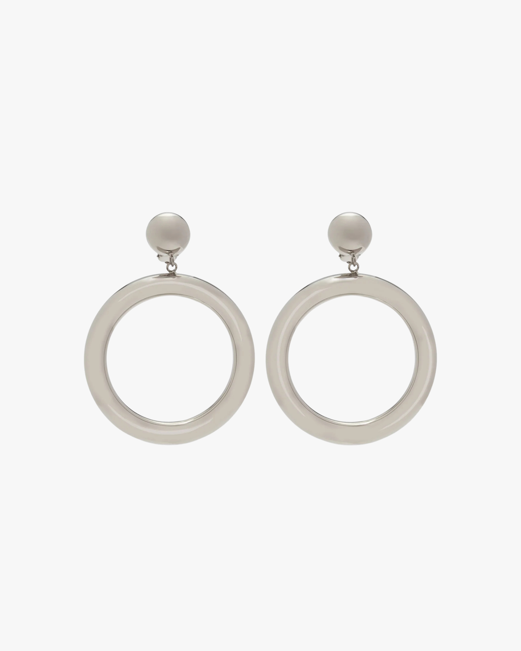 Earrings Icon Circle Palladium