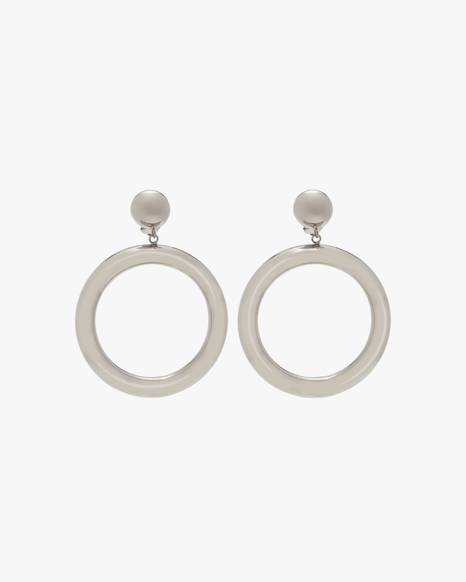 Earrings Icon Circle Palladium