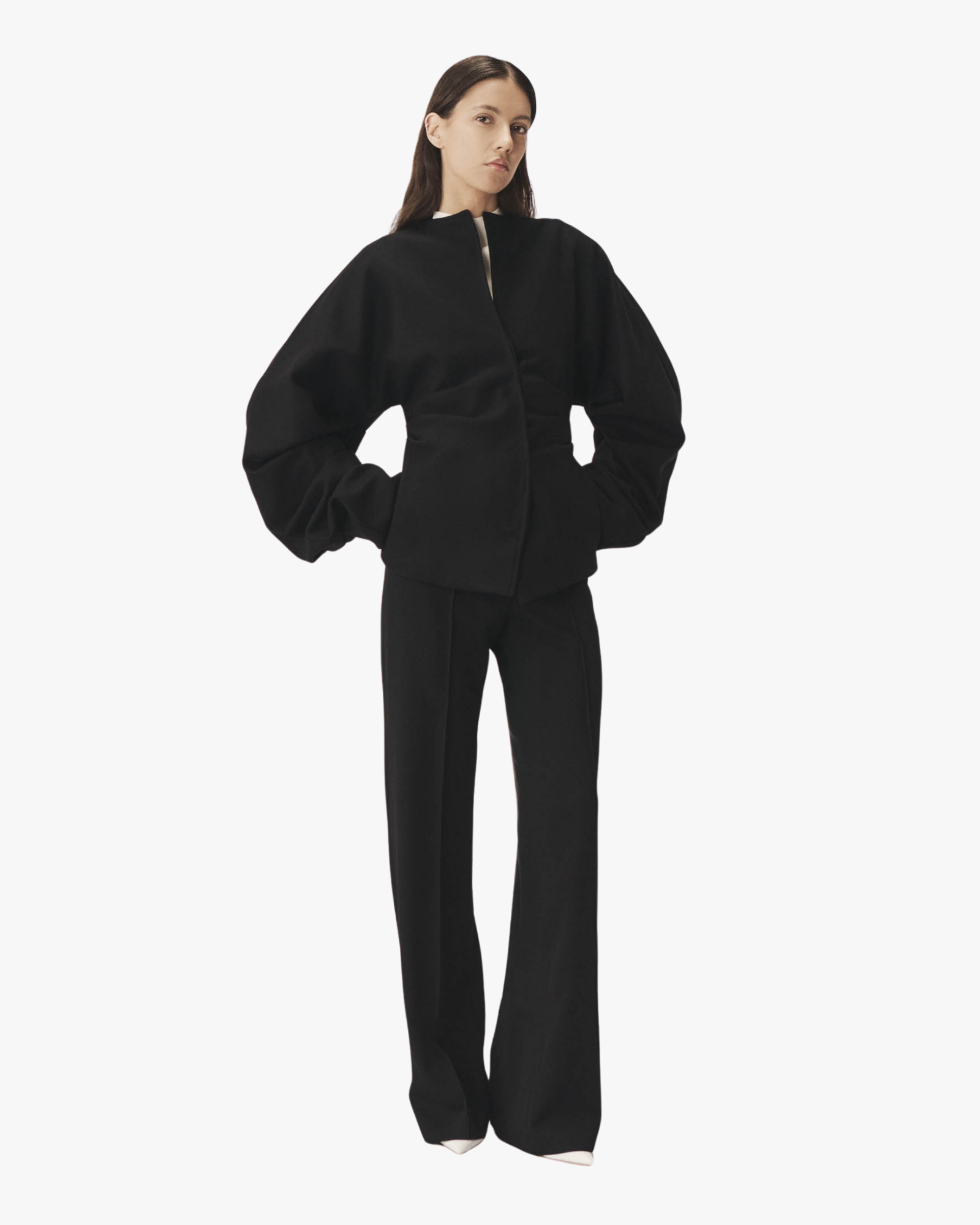 Jacket Ethos Draped Kimono Black