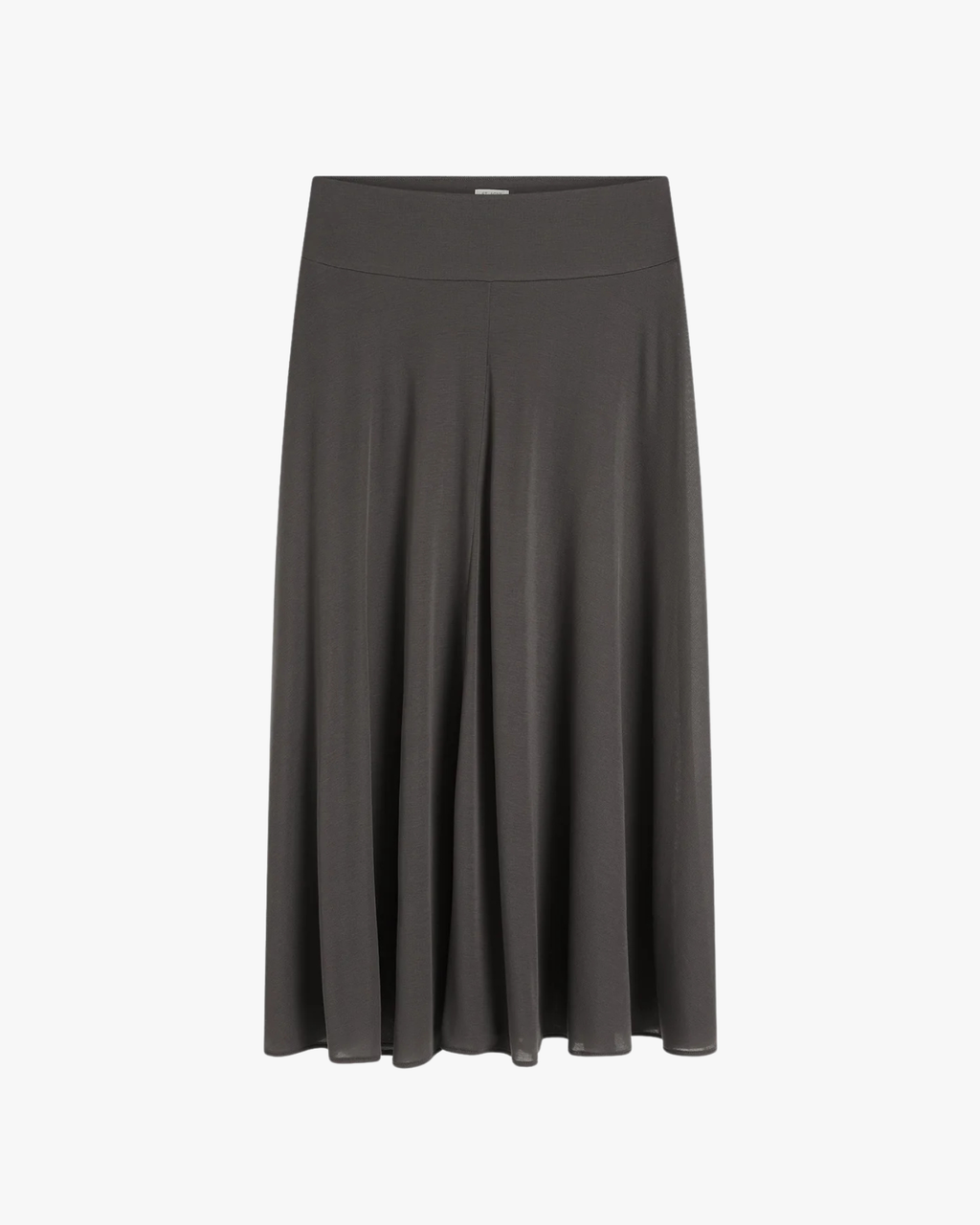 Fluid Jersey Skirt Soot