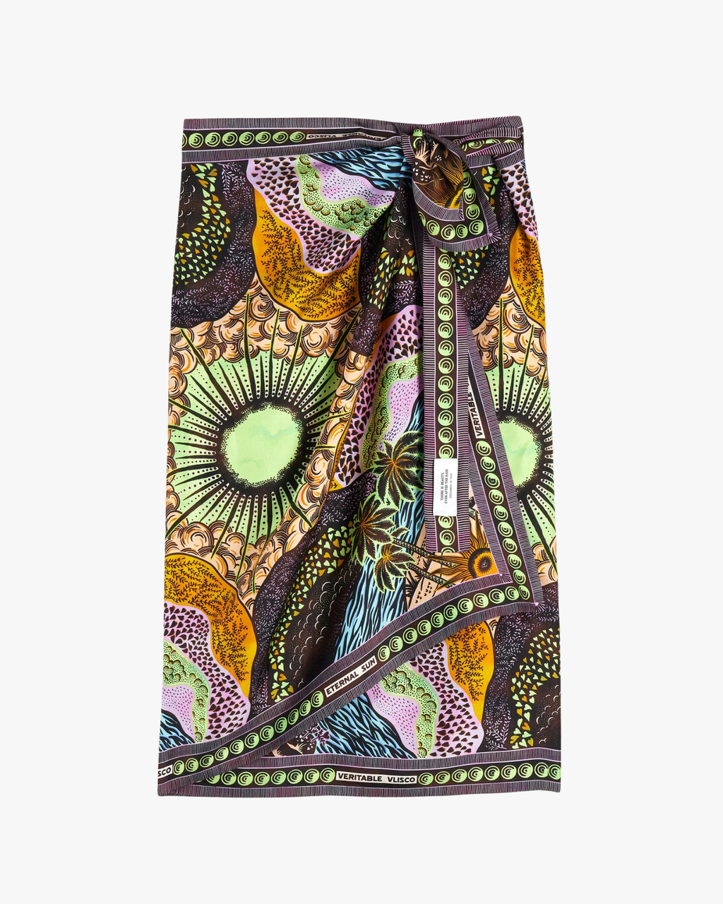 Scarf Skirt Eternal Sun Print