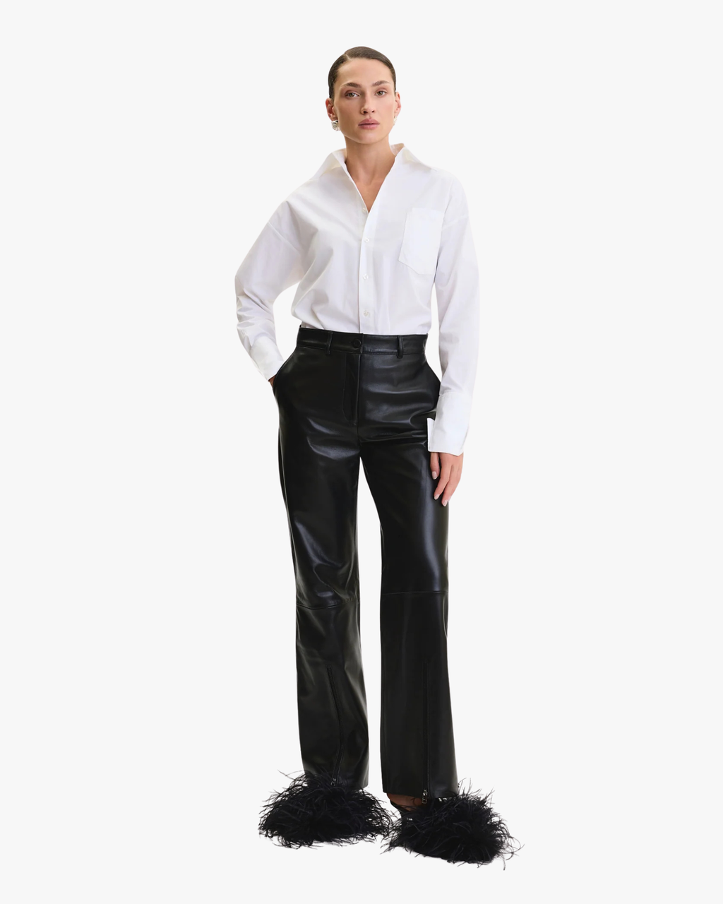 Leather Pants The Zip Black