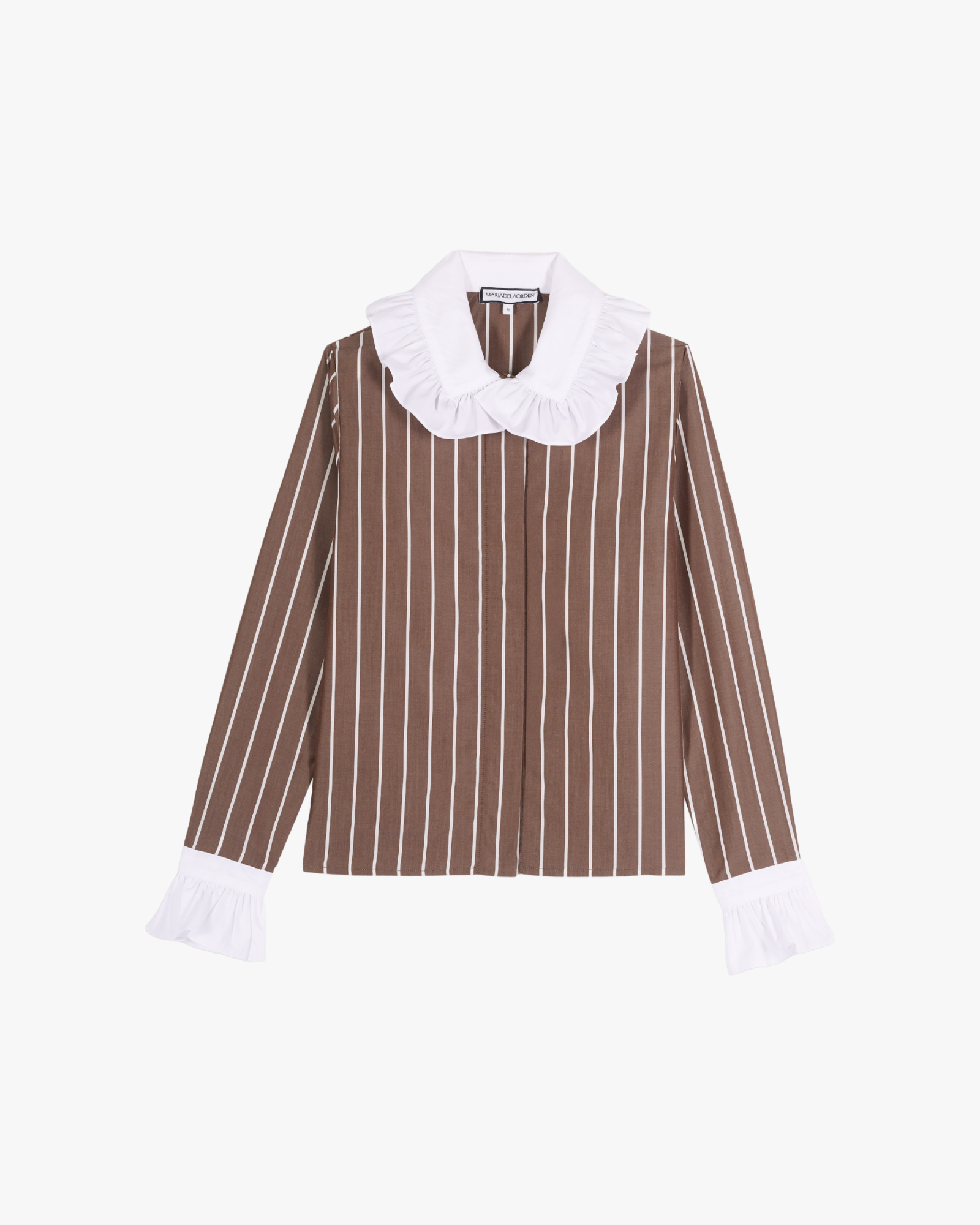 Shirt Boissiere Brown Stripes