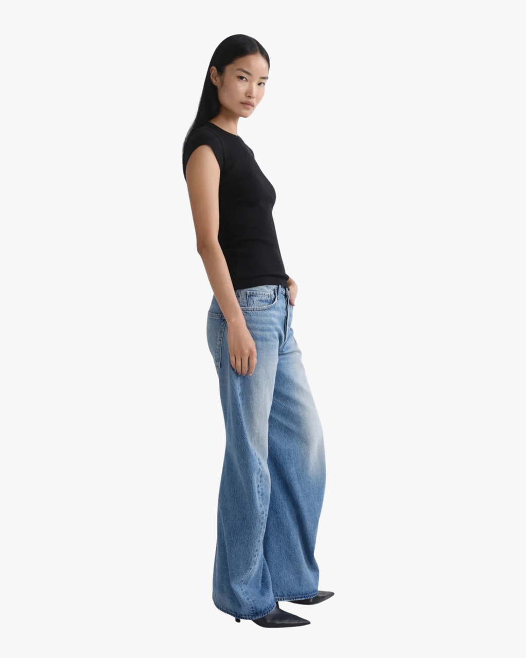Jean Spiral Weightless Blue