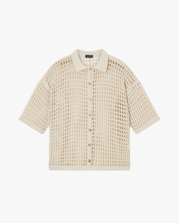 Knit Sheila Shirt Ivory