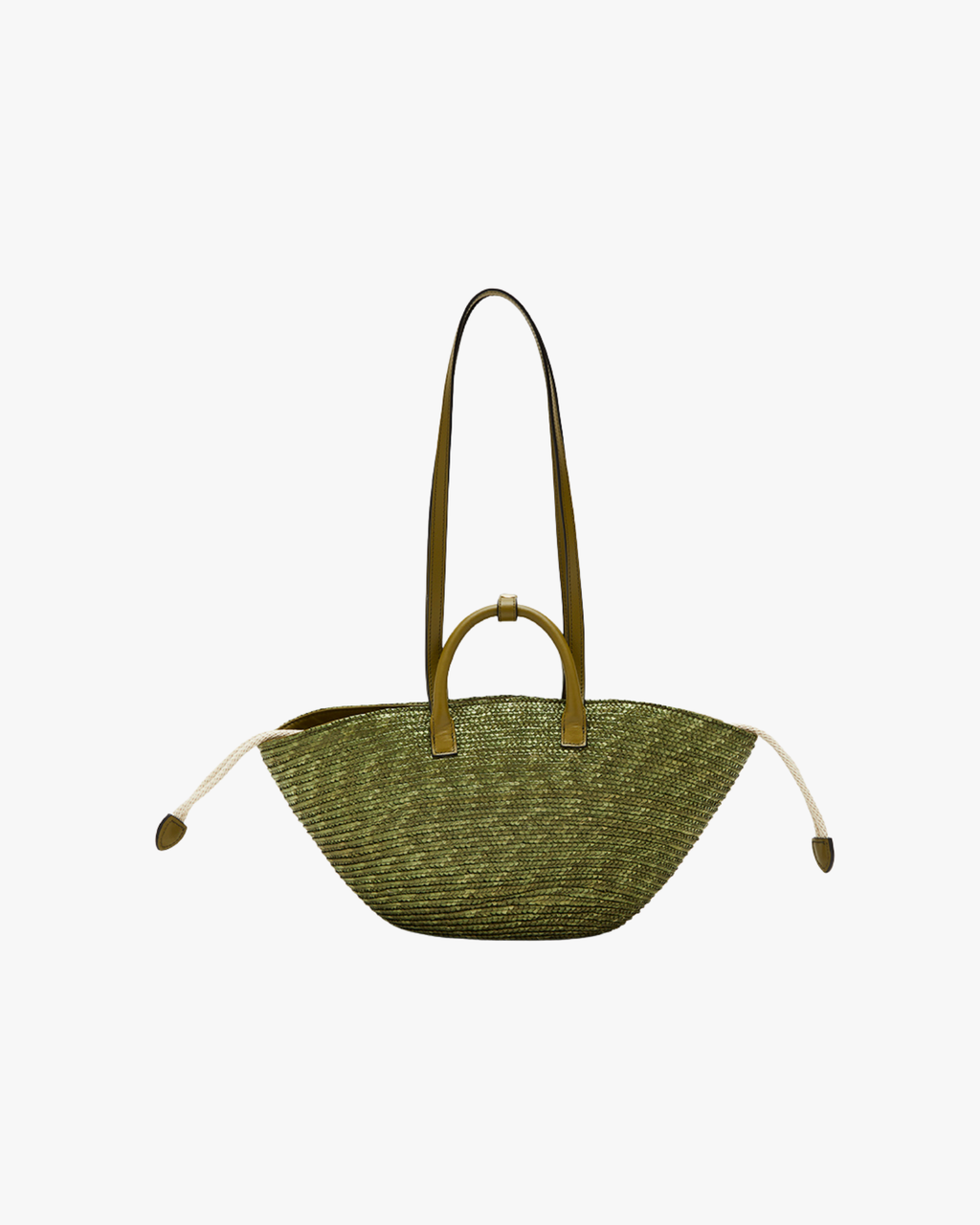 Le Petit Panier Olive Green Shoulder Bag
