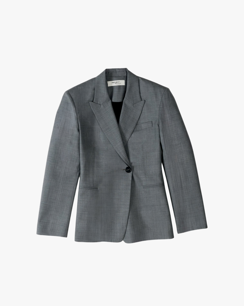 Single-Button Blazer Eje Grey