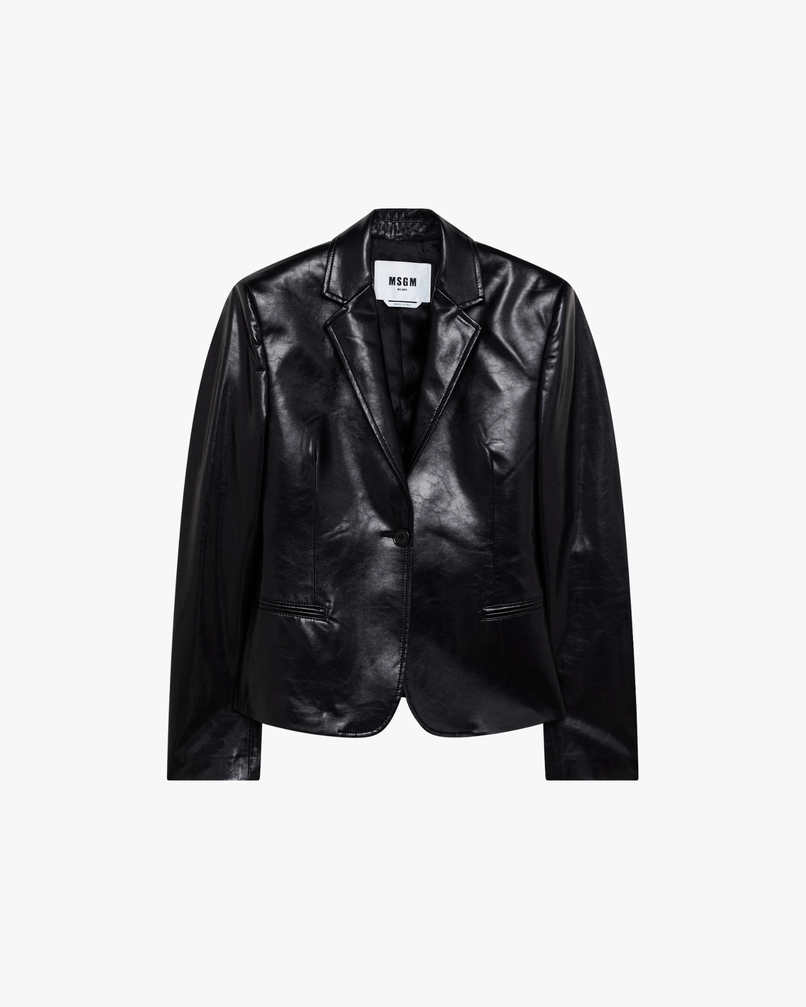Jacket Faux Leather Black