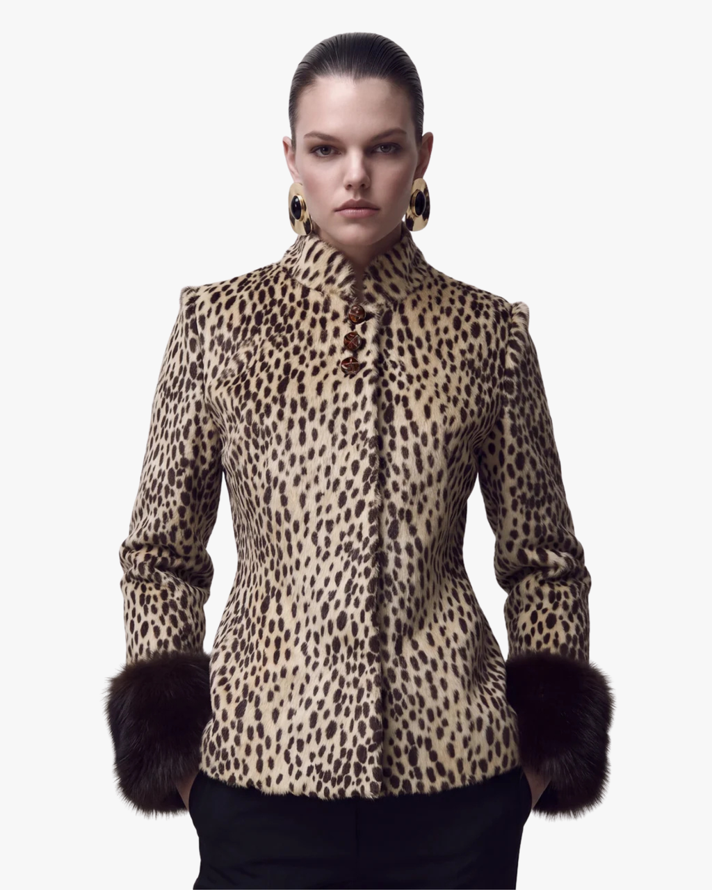 Faux-Fur Jacket Dolly Leopard
