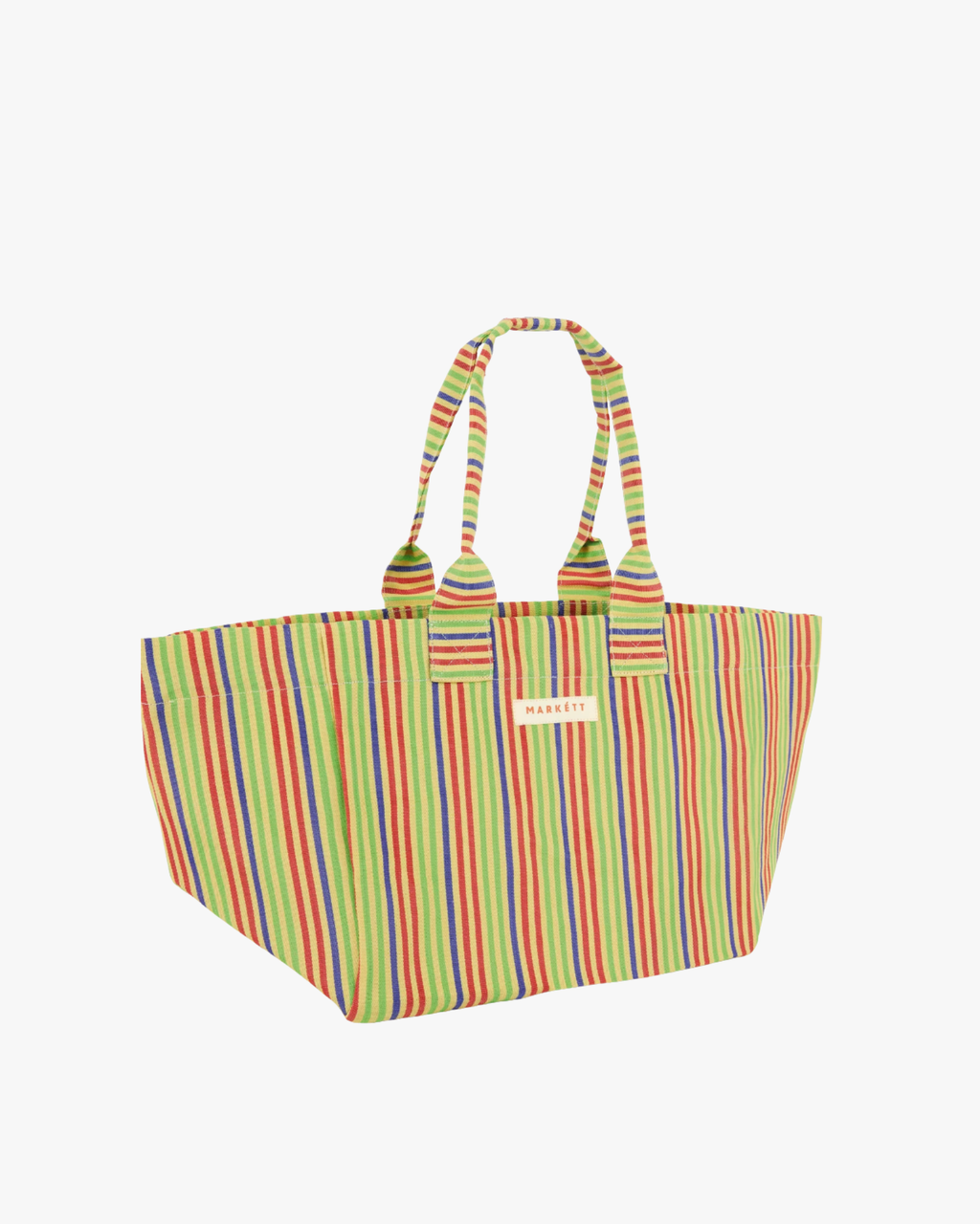 Xl Tote Shoulder Bag Retro Stripe