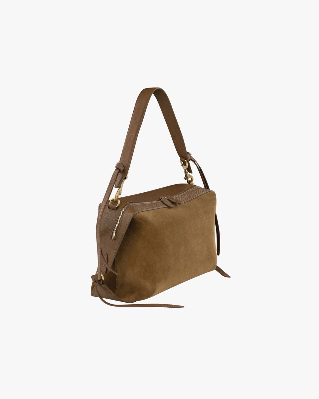 Zip Shoulder Bag Bento Sienna