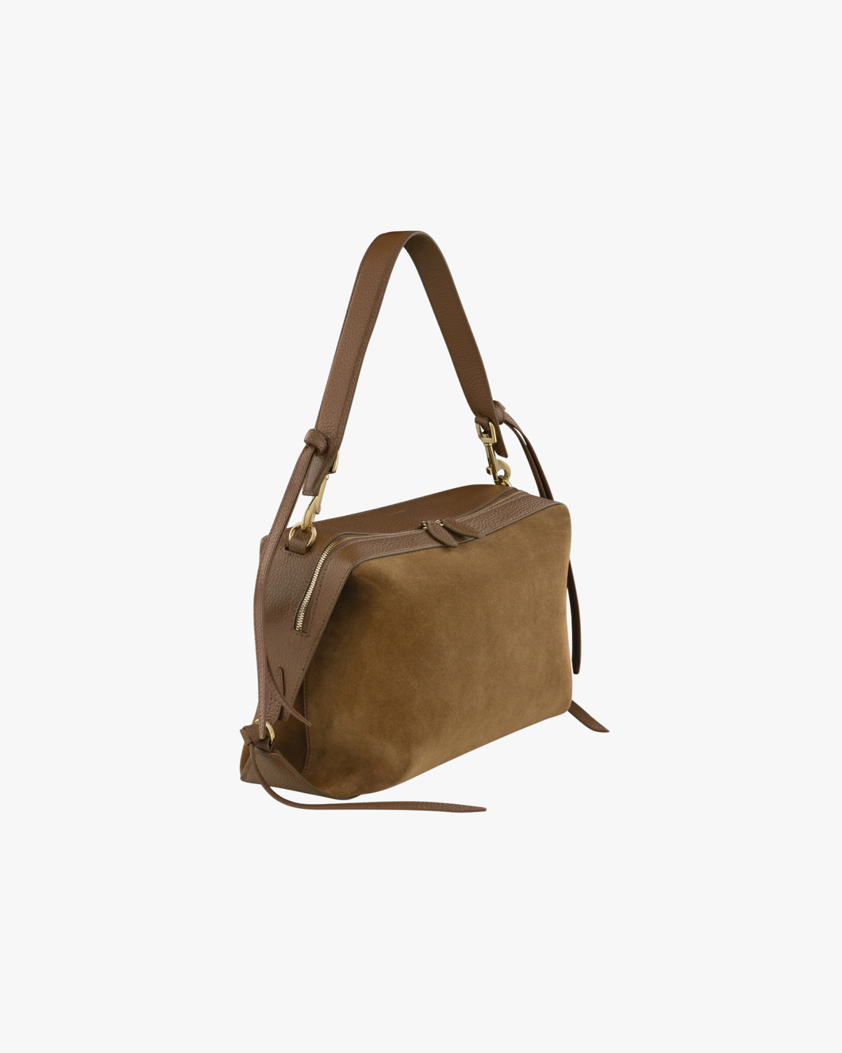 Zip Shoulder Bag Bento Sienna