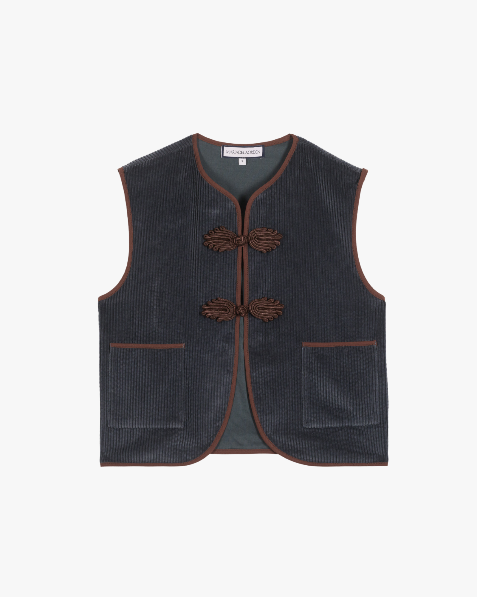 Vest Vienna Midnight Corduroy