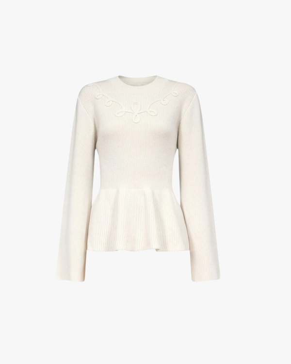 Sweater Rosa Ecru