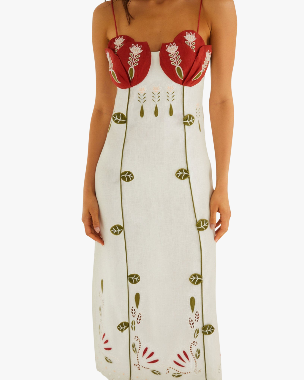 Midi Dress Sleeveless Tulip Richilieur