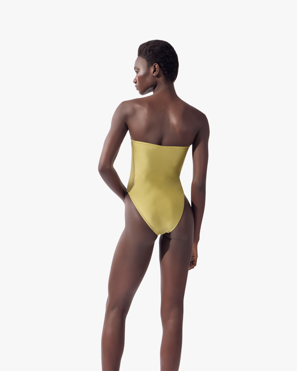 Plunge Swimsuit Pistachio
