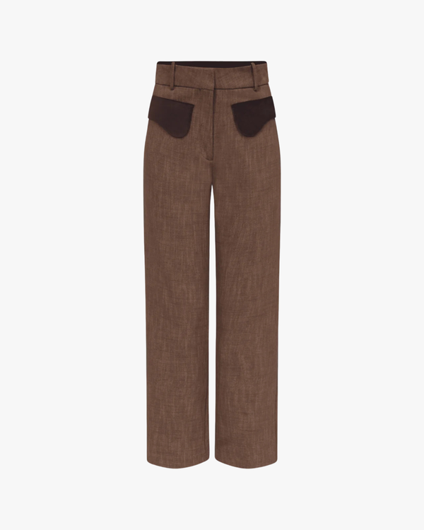 Pants Tina Stretch Bico Brown