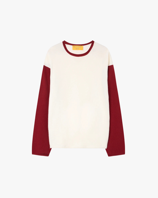 Sweater Baseball Oversized Crew