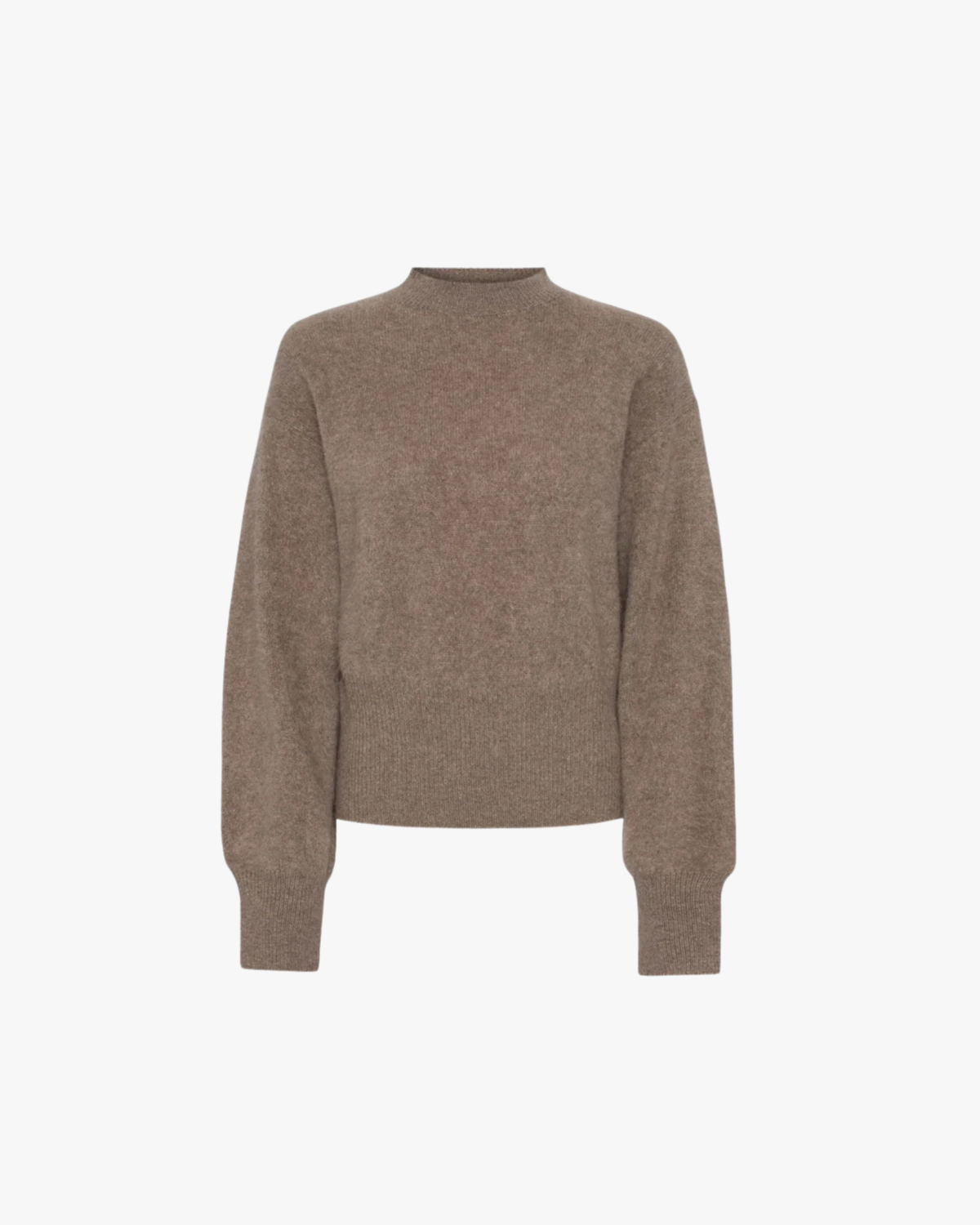Relaxed Wool Sweater Sky Taupe