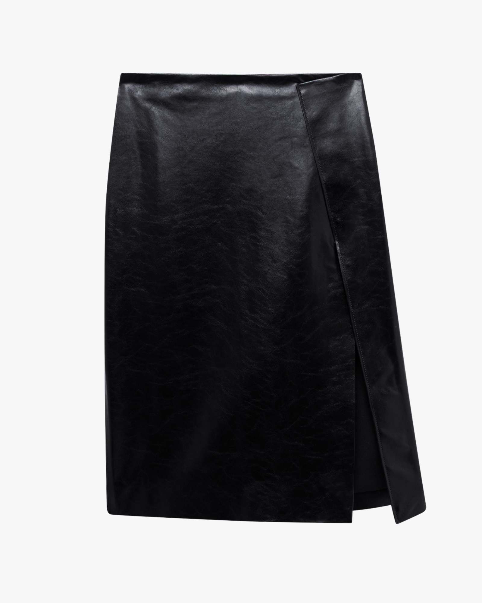 Skirt Faux Leather Black