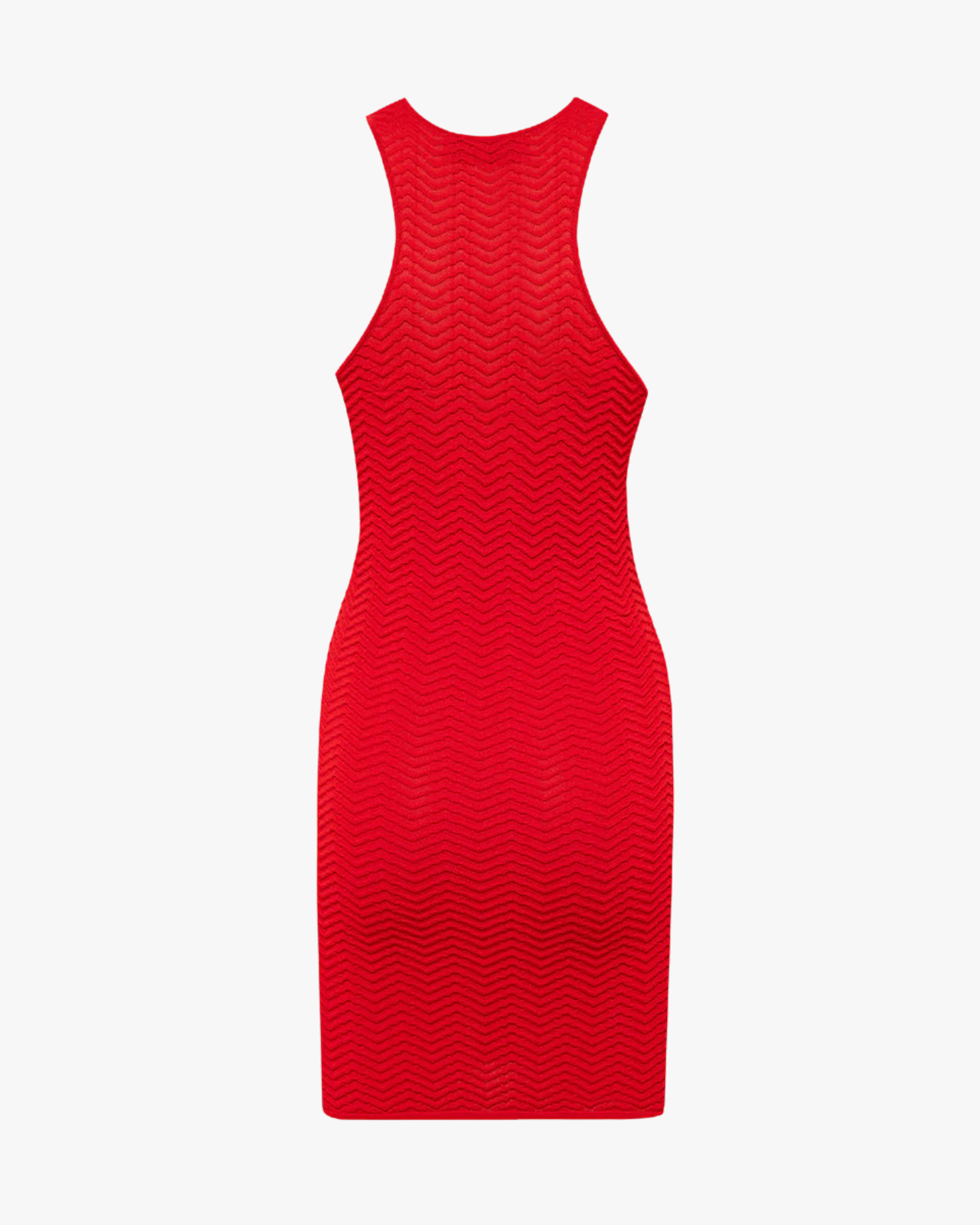 Knit Dress Woman Red