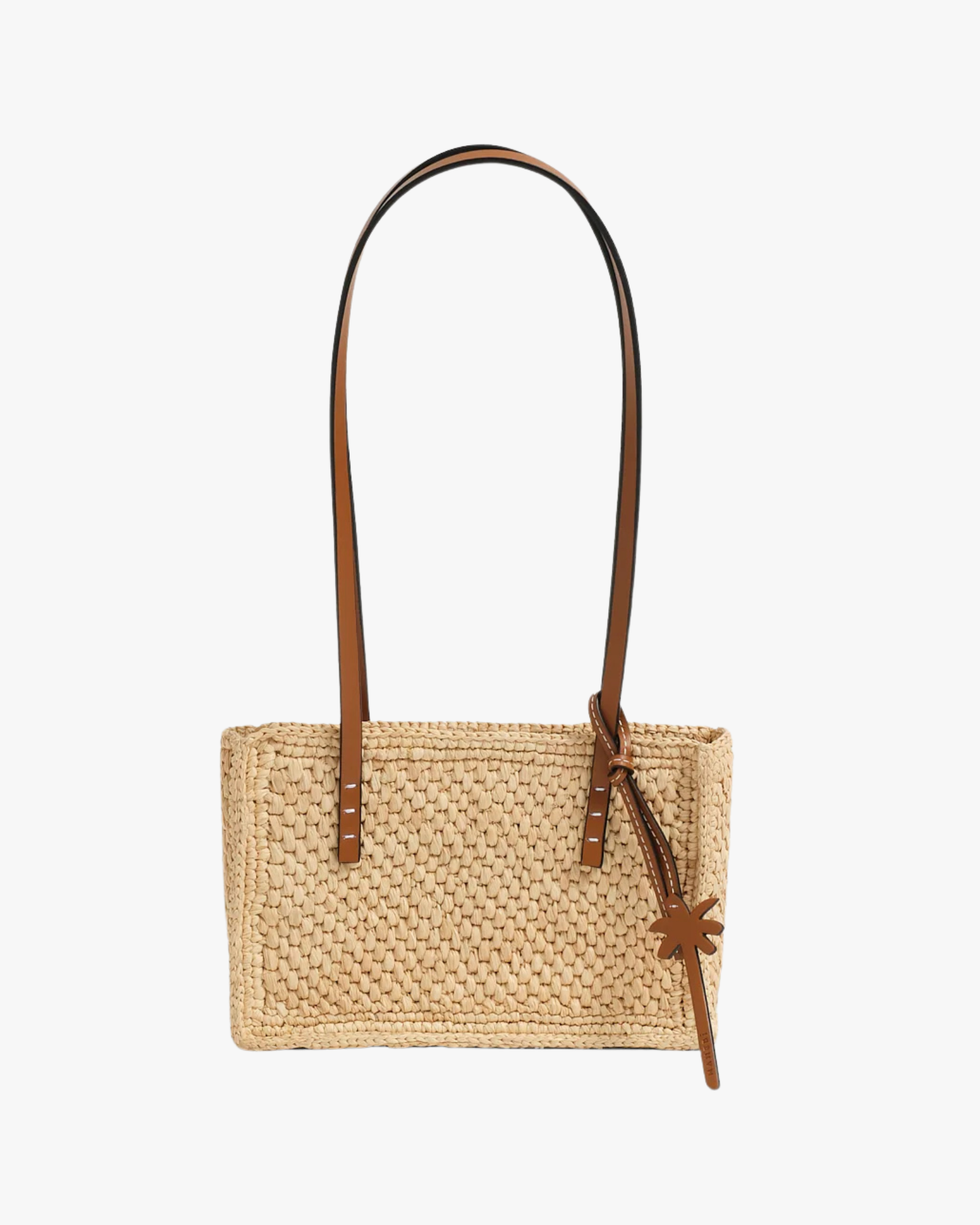 Inez Bag Small Natural And Tan Leather