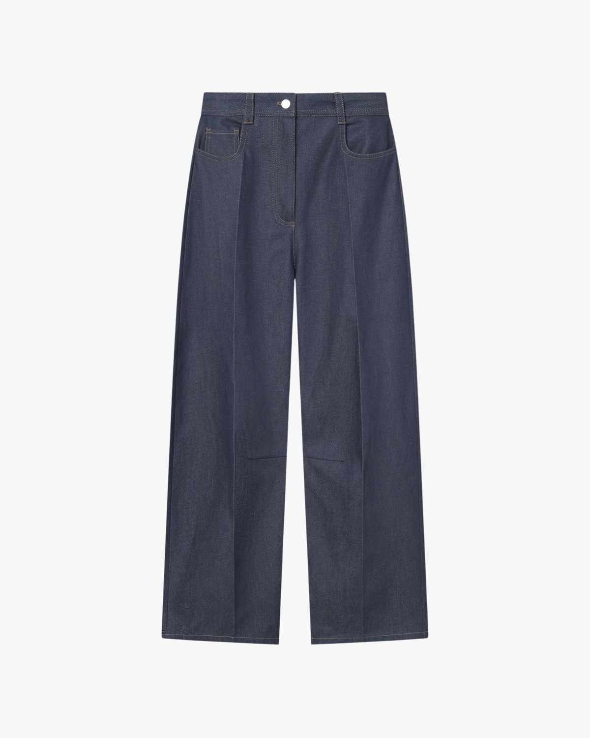 Cropped Barrel-Leg Jeans Pella Blue