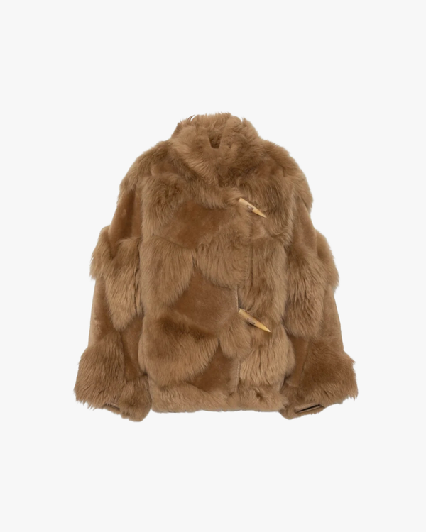 Reversible Shearling Jacket Iceland Limited Camel