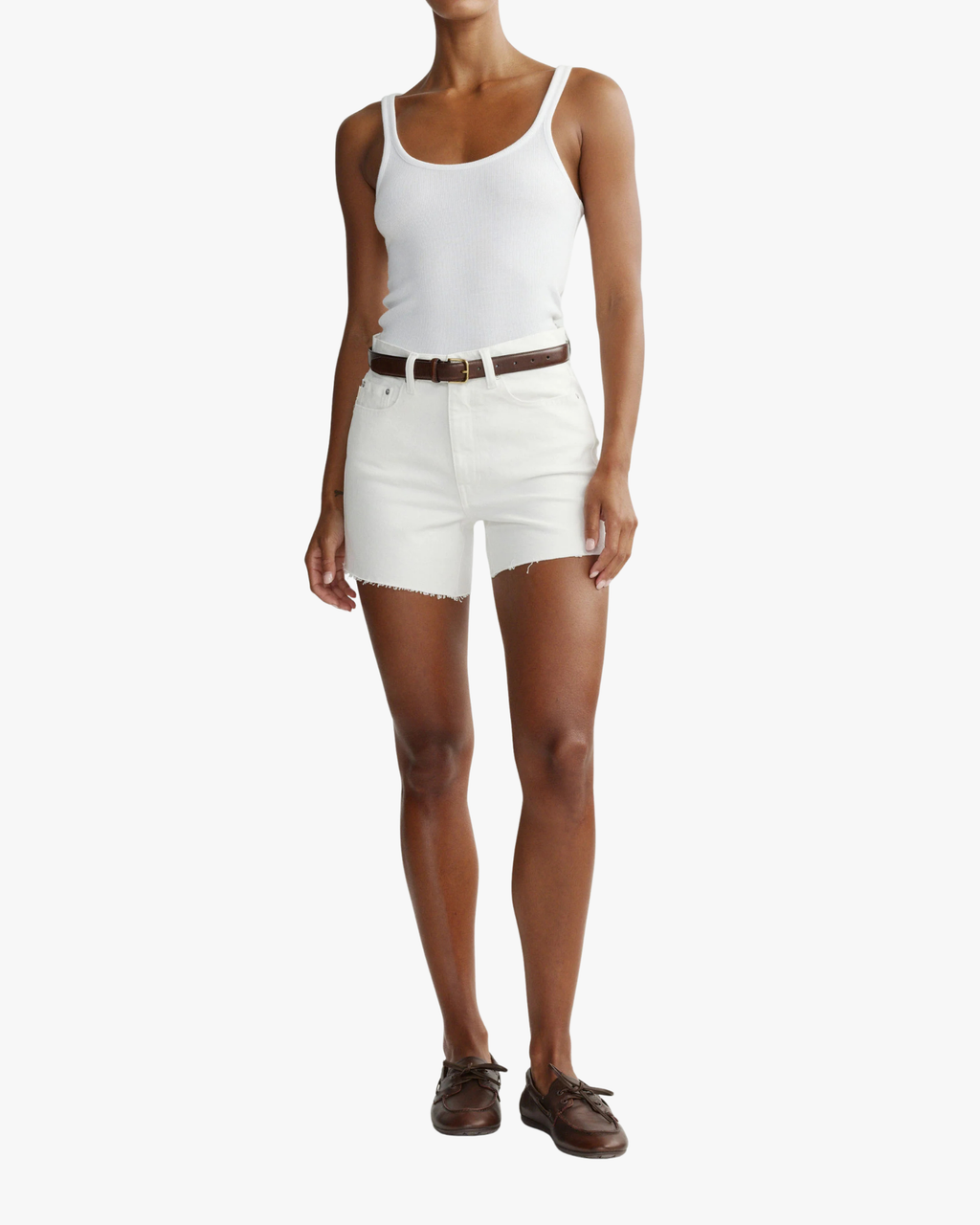 Zoie Short 4.5" White