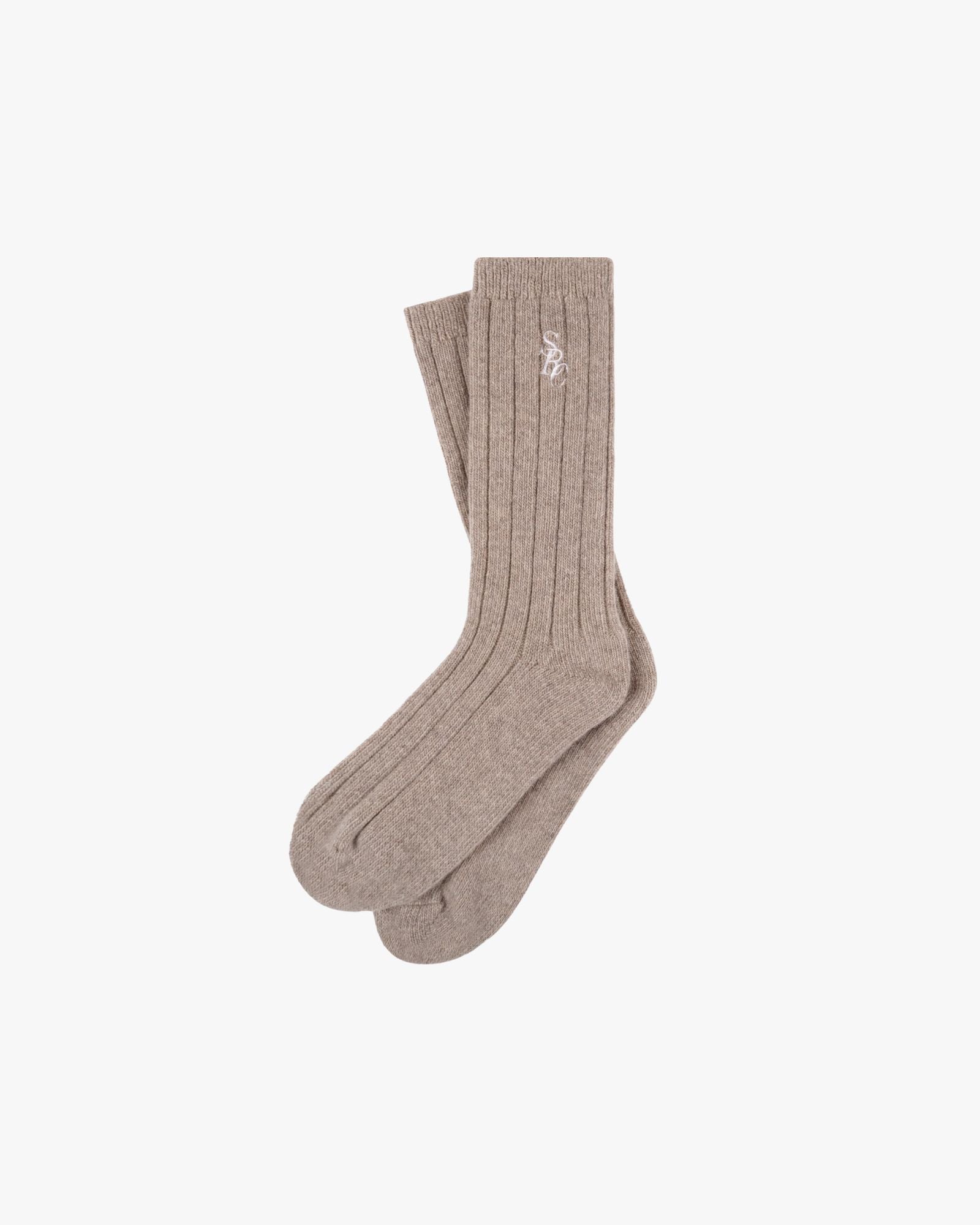 SRC Cashmere Socks Tapioca